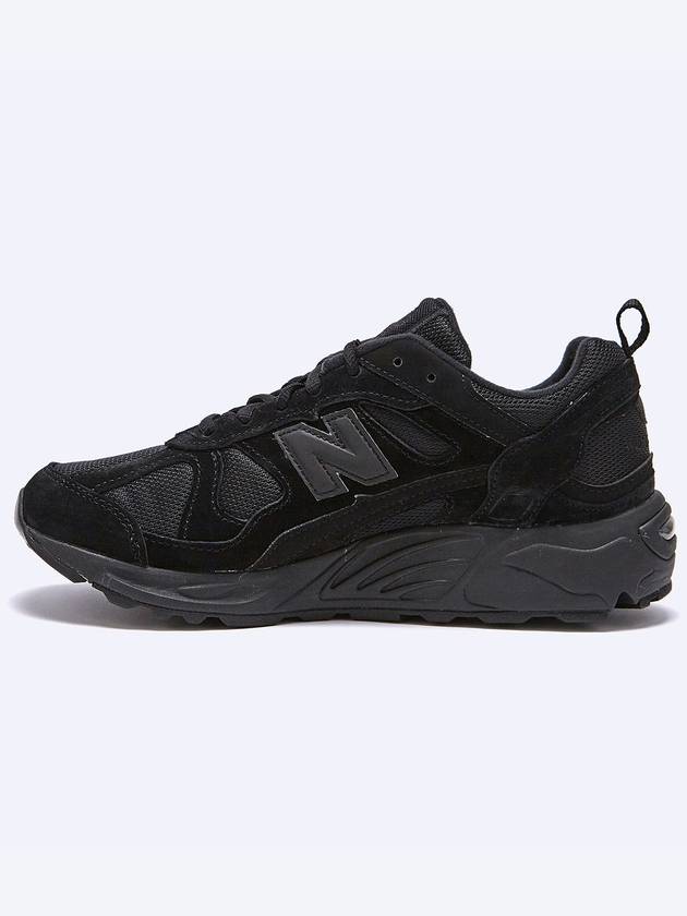 878 Low Top Sneakers Triple Black - NEW BALANCE - BALAAN 3