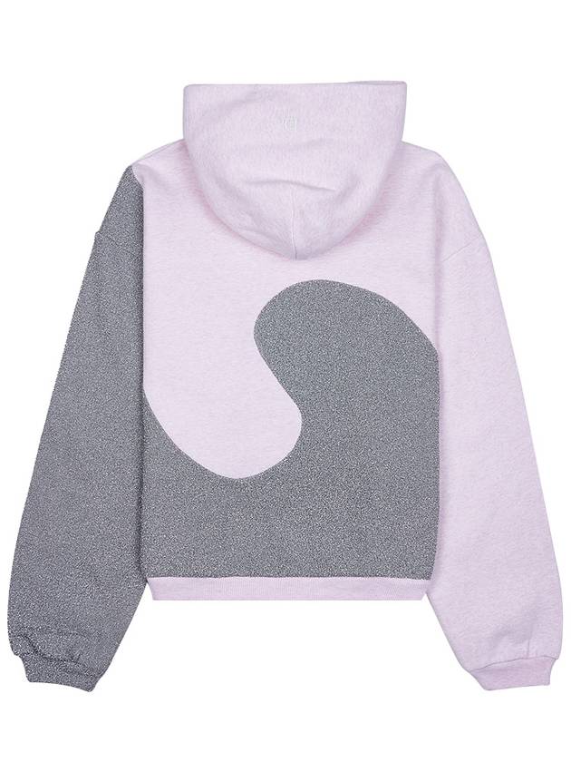 Cotton Jersey Hoodie Pink Heather - DIOR - BALAAN 3