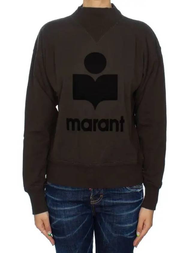 Etoile Moby Logo Mock Neck Sweatshirt SW0003FA A1M07E 02FK - ISABEL MARANT - BALAAN 2