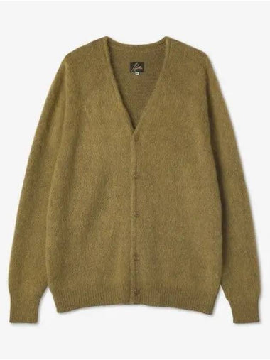 Mohair Cardigan Olive LQ2760580 - NEEDLES - BALAAN 1