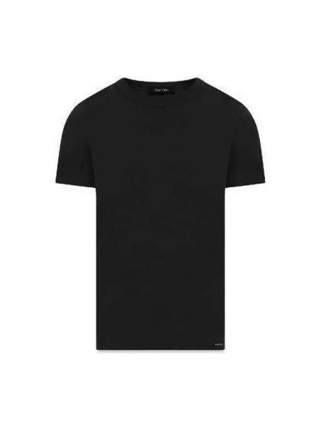 Crew Neck Solid Short Sleeve 3COLOR T4M081040 - TOM FORD - BALAAN 1