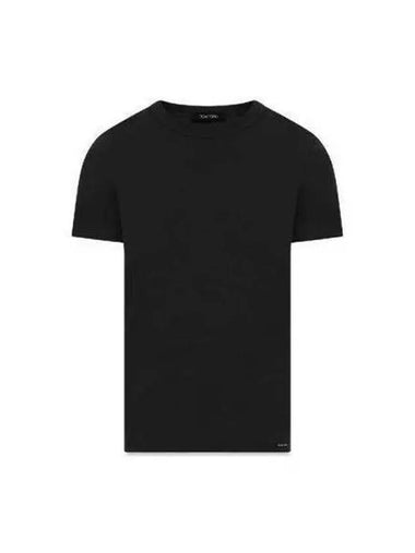 Crew Neck Solid Short Sleeve 3COLOR T4M081040 - TOM FORD - BALAAN 1