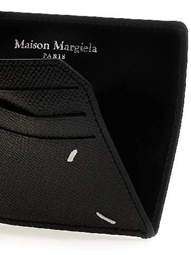 Stitch Small Card Wallet Black - MAISON MARGIELA - BALAAN 3