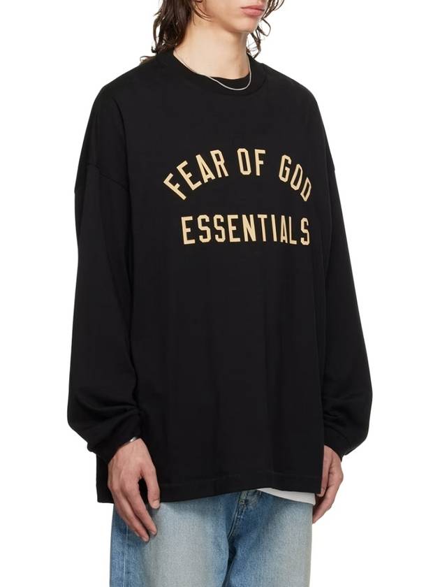 Jersey Long Sleeve T-Shirt Black - FEAR OF GOD ESSENTIALS - BALAAN 4