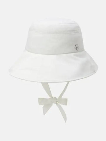 Women s Sports Basic Bucket Hat Ivory SP322UCP70 - DESCENTE - BALAAN 1