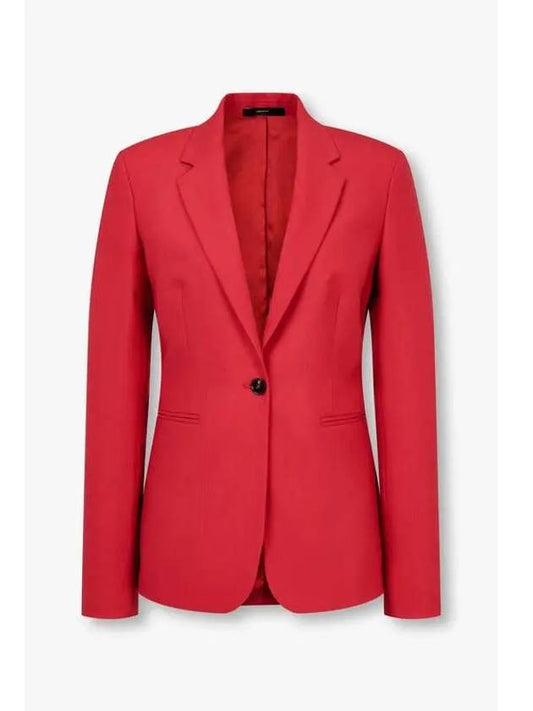 Women s Wool No Cheat Single Jacket Red - PAUL SMITH - BALAAN 1