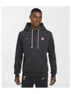 Liverpool FC Standard Issue 3rd Dry Fit Soccer Pullover Hoodie M Dark Smoke Gray FZ8661 071 - NIKE - BALAAN 2