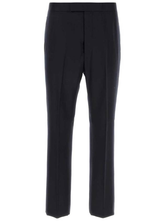 Super 120S Twill Classic Backstrap Trouser Pants Navy - THOM BROWNE - BALAAN 2