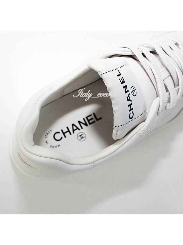 Sneakers Calfskin White - CHANEL - BALAAN 10