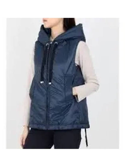 Greengo Water Repellent Vest Padded Vest Navy - MAX MARA - BALAAN 2