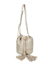 Women's Vicki Leather Bucket Bag Beige - CHLOE - BALAAN 1