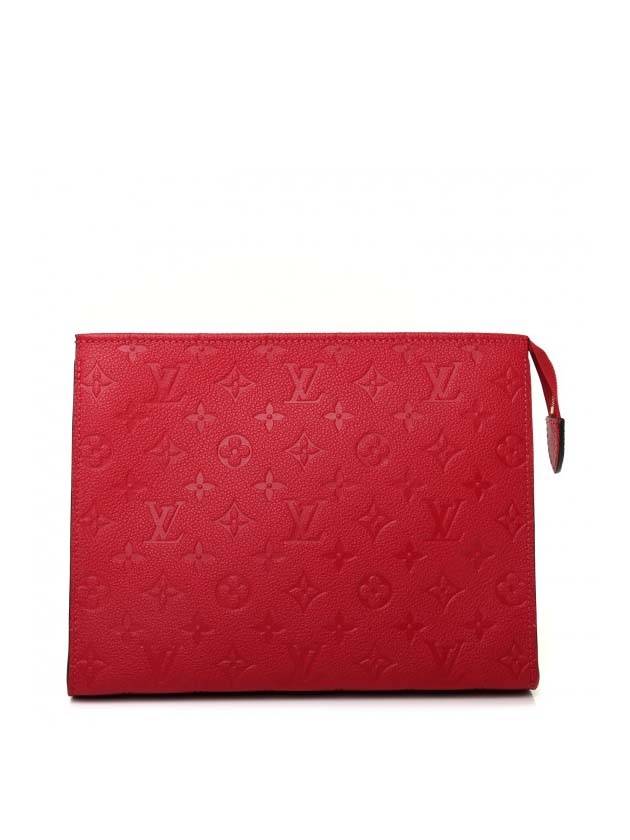 Monogram Toilette Pouch Bag Red - LOUIS VUITTON - BALAAN 1