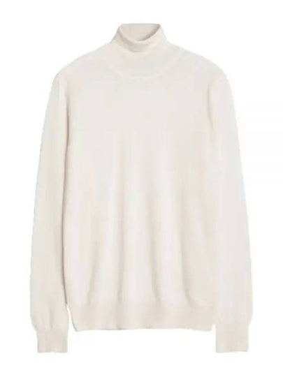 Lyd Merino Wool Turtleneck Cloud White - J.LINDEBERG - BALAAN 2