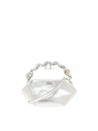 Bou Mini Tote Bag Silver - GANNI - BALAAN 2