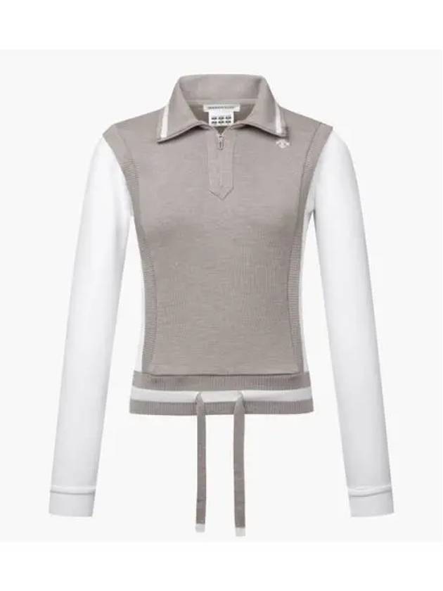 GOLF Women s Knit Cushioned Hybrid Sweater DP32WFKP98 - DESCENTE - BALAAN 1