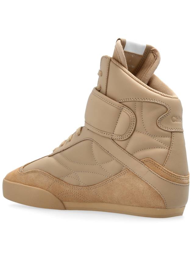 Chloé Kick High-top Sneakers, Women's, Beige - CHLOE - BALAAN 5