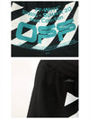 wave line logo mesh shorts black - OFF WHITE - BALAAN.