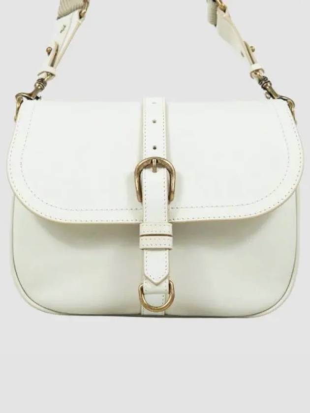 Buckle Leather Cross Bag Beige - GOLDEN GOOSE - BALAAN 2