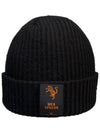 XXX WAPPEN KNITTED BEANIE BLACK - MEASPHERA - BALAAN 3