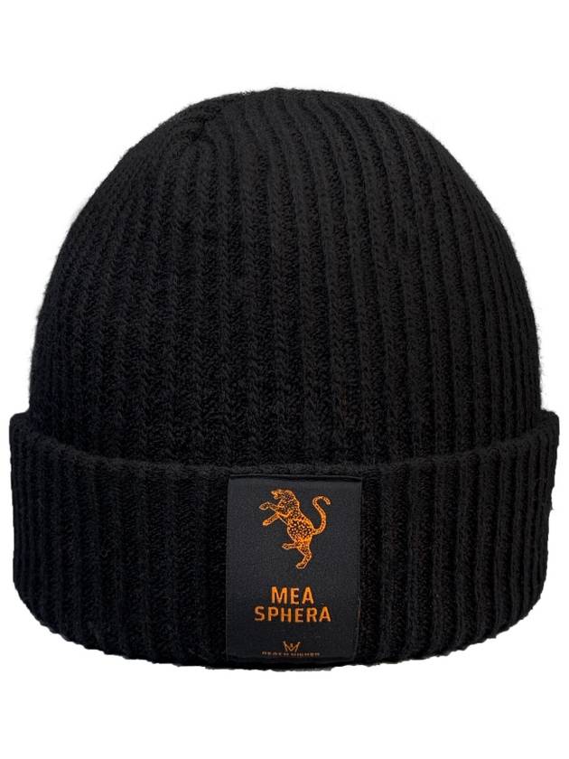 XXX WAPPEN KNITTED BEANIE BLACK - MEASPHERA - BALAAN 3