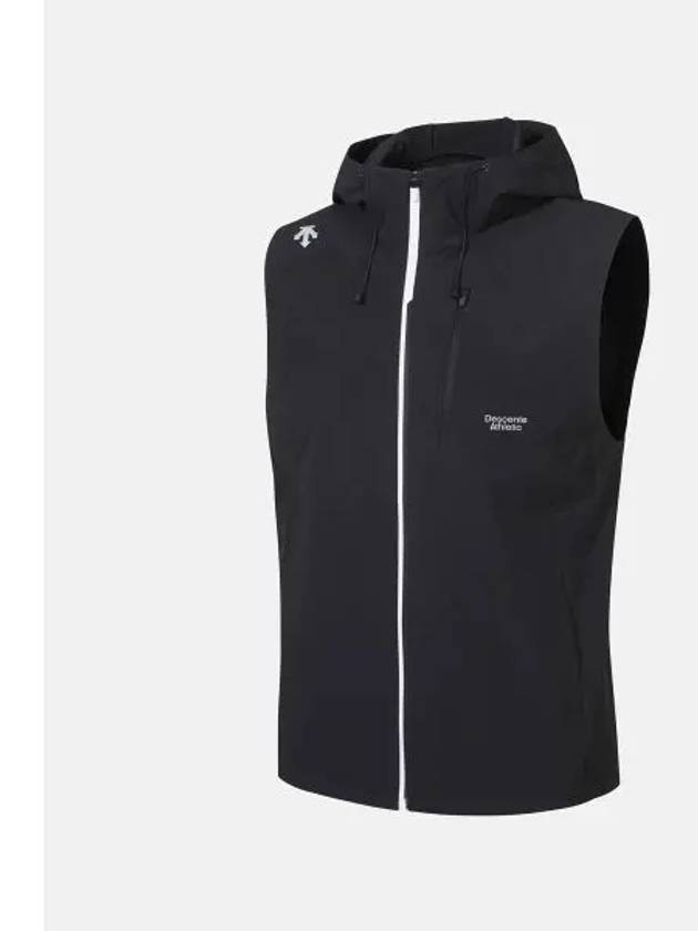 ICEMOTION Lightweight Hooded Woven Vest Black SP321TVE71 - DESCENTE - BALAAN 1