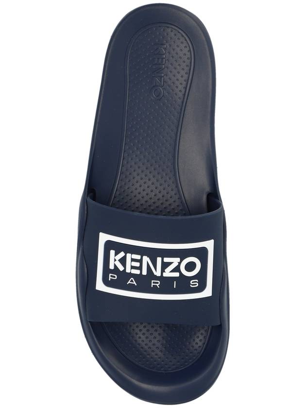 raised logo slider sandals FE55MU110P50 - KENZO - BALAAN 7