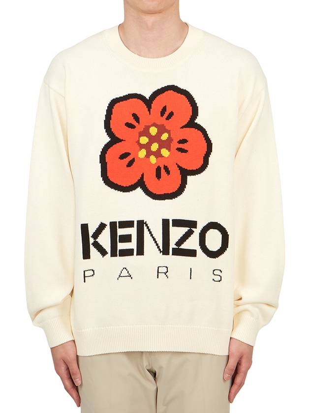 Balk Flower Men's Knit 5PU380 3LC 02 235 - KENZO - BALAAN 1