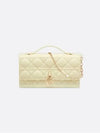 Miss Cannage Lambskin Mini Bag Yellow - DIOR - BALAAN 1