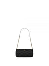 Tube Quilting Small Shoulder Bag Black - SAINT LAURENT - BALAAN 2