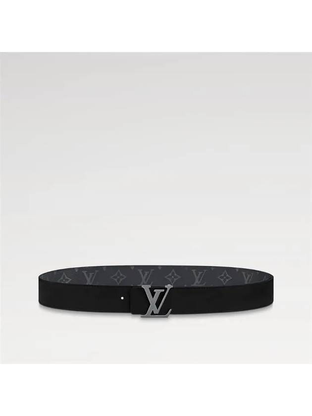 LV Initiales Reversible Monogram Leather Belt Black - LOUIS VUITTON - BALAAN 4