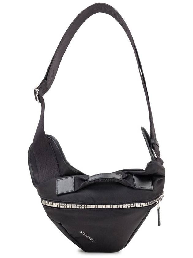 G Zipper Nylon Small Triangle Belt Bag Black - GIVENCHY - BALAAN 2