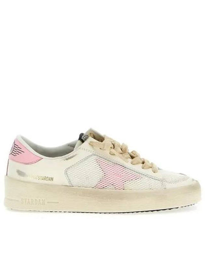 Star Dan Mesh Leather Low Top Sneakers White - GOLDEN GOOSE - BALAAN 2