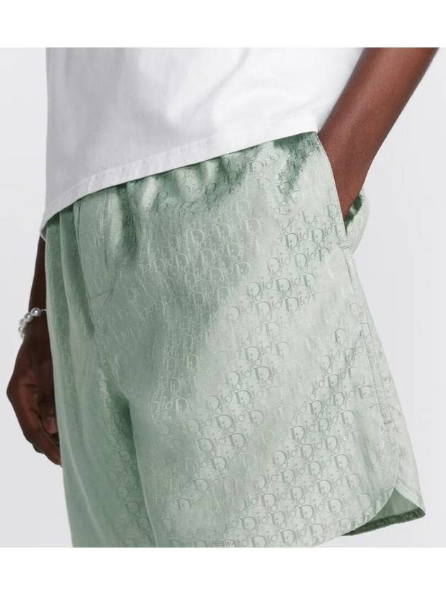 Oblique Shorts Green - DIOR - BALAAN 5