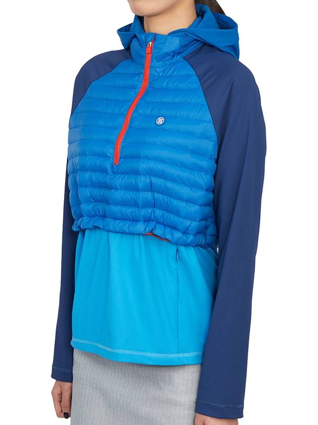 Golf Wear Women s Half Zip Up Hooded Jacket G4LF22O44 ULT - G/FORE - BALAAN 3