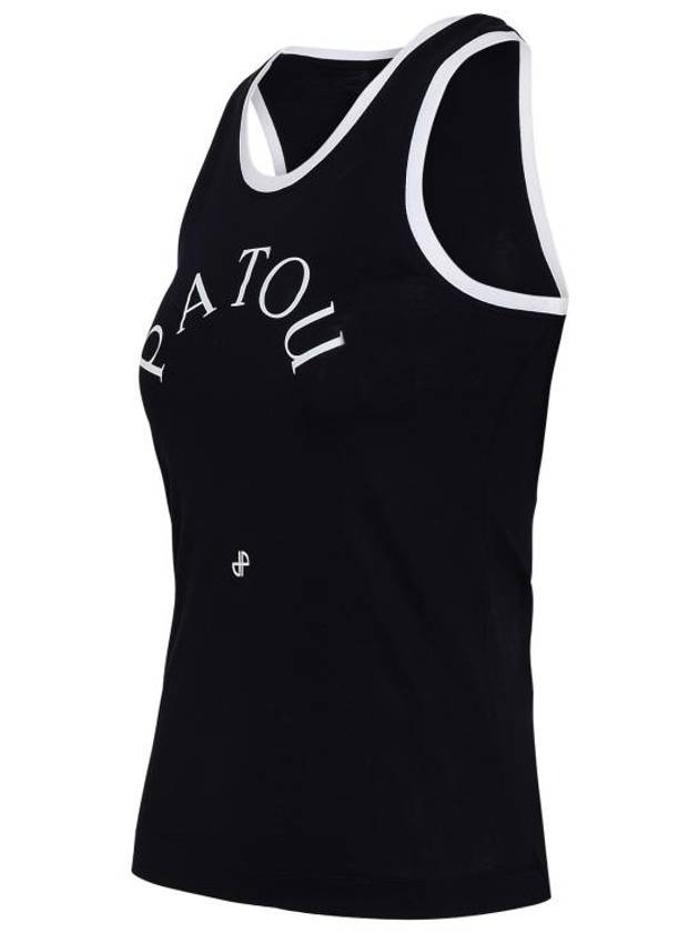 Logo Print Sleeveless Black - PATOU - BALAAN 3