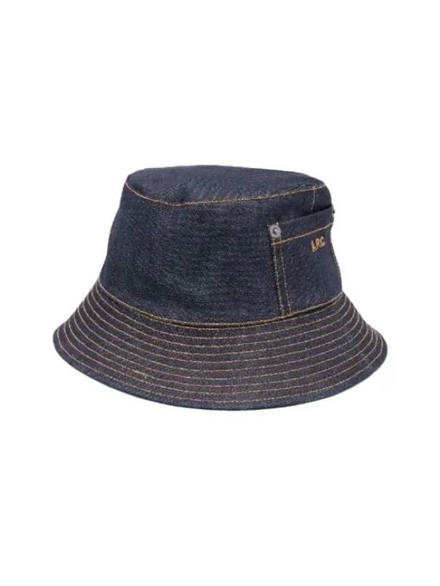 Bob Thais Denim Bucket Hat Indigo - A.P.C. - BALAAN 3