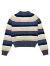 Stripe Wool Cardigan - GANNI - BALAAN 3