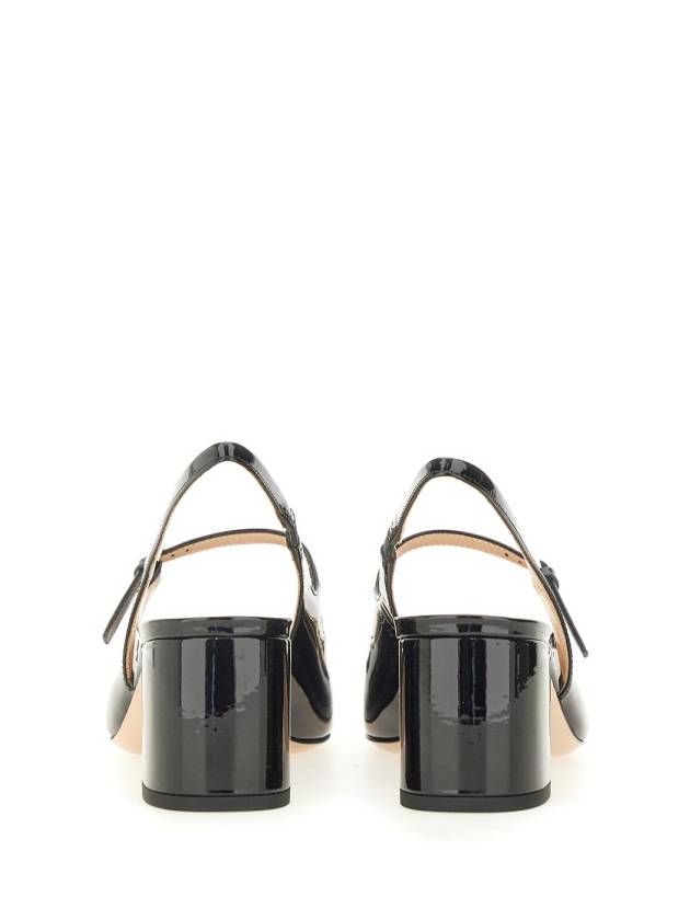 Horsebit slingback heel black - GUCCI - BALAAN 2