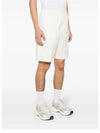 Cargo Bermuda Comfort Fit Cotton Shorts Off White - STONE ISLAND - BALAAN 5