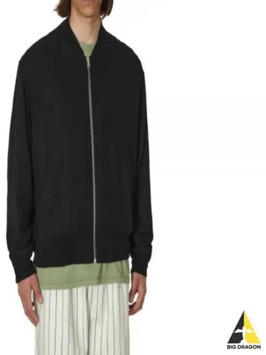 115703 BLAC Linen Beach Bomber Jacket - STUSSY - BALAAN 1