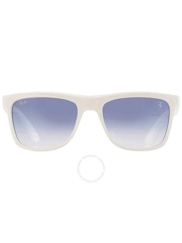 Ray Ban Scuderia Ferrari Light Blue Gradient Square Unisex Sunglasses RB4413M F69219 57 - RAY-BAN - BALAAN 1