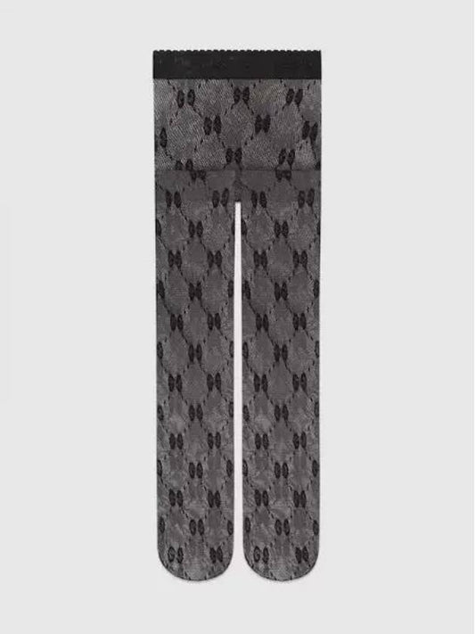 Women's GG Knit Stockings Black - GUCCI - BALAAN 2