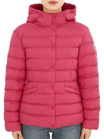 Kids EGISTO logo patch down padded jacket red 1A00005 54A81 557 12 14A adult wearable 1064880 - MONCLER - BALAAN 1