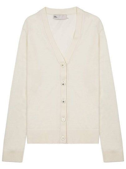 Simone Knit Cardigan Ivory - TORY BURCH - BALAAN 2