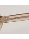 Glasses frame CL50112I 057 Beige transparent cat eye horn - CELINE - BALAAN 5