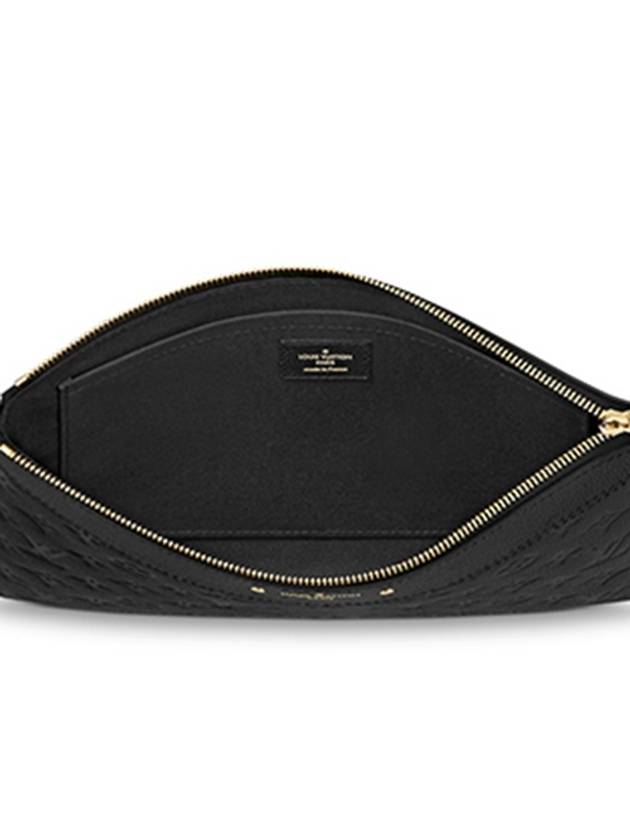 Monogram Daily Empreinte Pouch Bag Black - LOUIS VUITTON - BALAAN 4