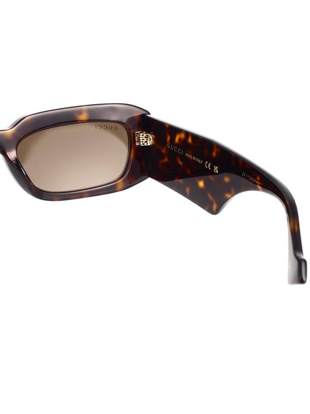 tortoiseshell effect rectangular frame glasses GG1426S - GUCCI - BALAAN 5