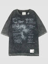 24SS bleached short sleeve tshirt black A12TS602 BLACK - MIHARA YASUHIRO - BALAAN 1