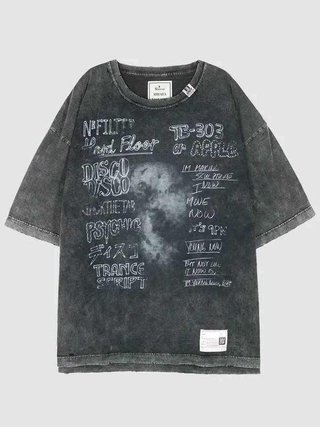 Bleached short sleeve t shirt black A12TS602 - MIHARA YASUHIRO - BALAAN 2