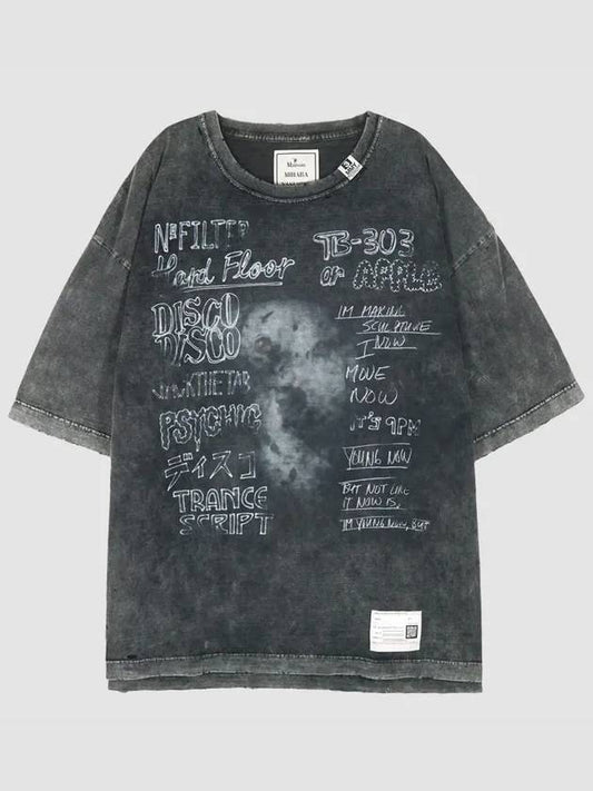 24SS bleached short sleeve tshirt black A12TS602 BLACK - MIHARA YASUHIRO - BALAAN 2